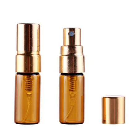 

100pcs 3ml 5ml Portable Mini Perfume Bottle Glass Empty Bottle Cosmetics Bottled Toner Spray Bottle Nebulize Free Shipping