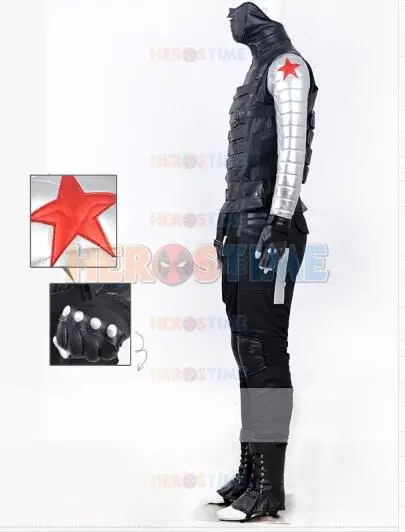 Капитан Америка 2 Зимний Солдат Bucky James buchanan Barnes Costum