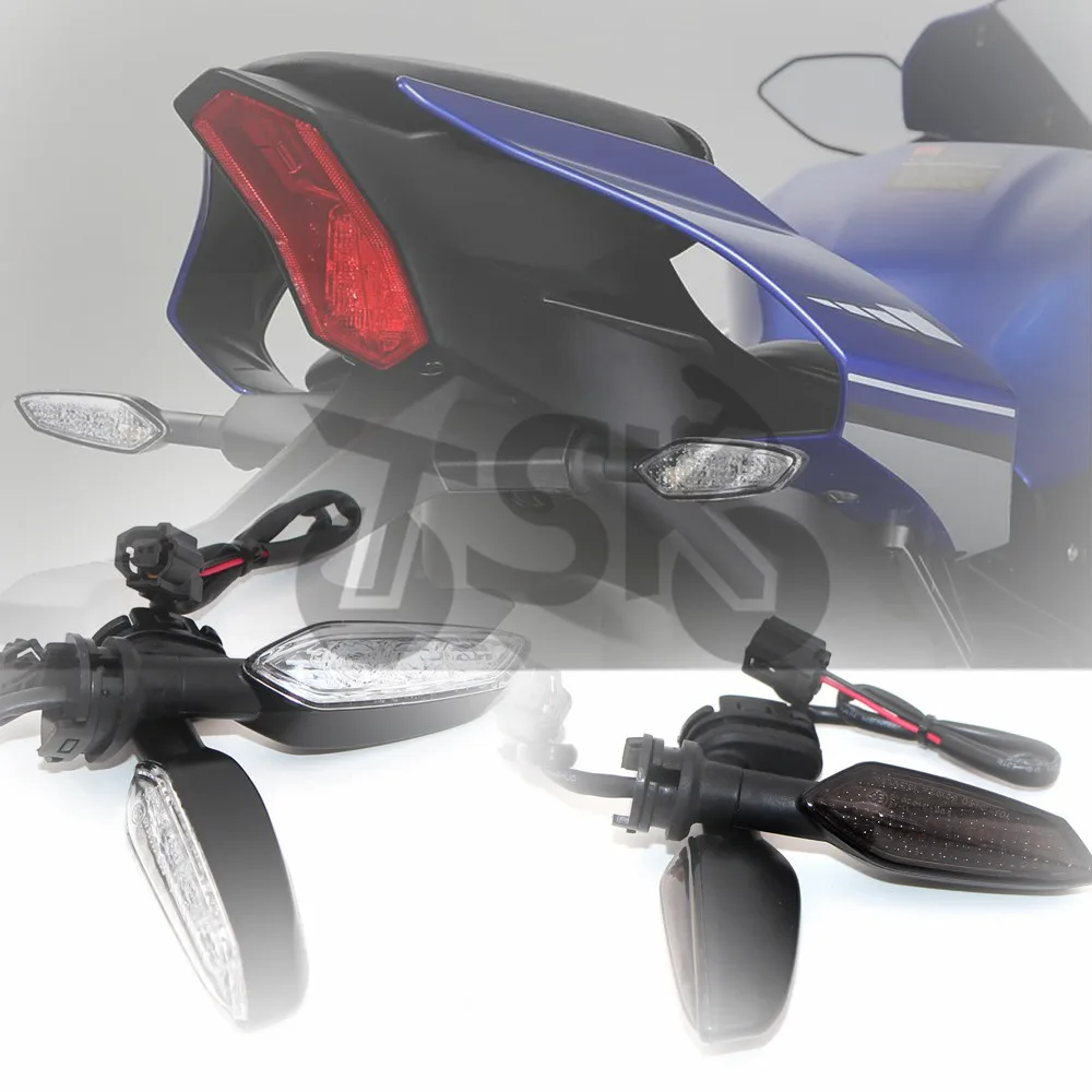 Сигналы поворота для мотоциклов светодиодные передние и задние YAMAHA R1 R1S R1M 2015 2016