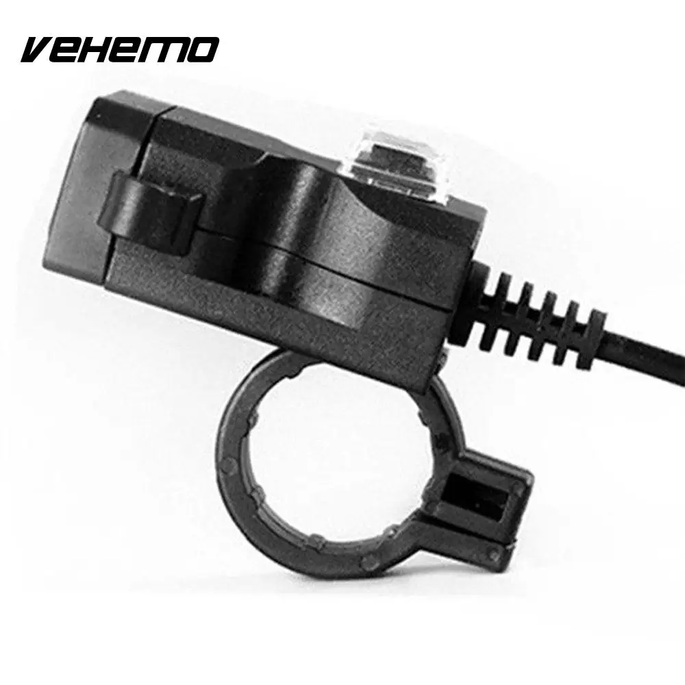 Vehemo Dual USB Автомобильное зарядное устройство для мотоцикла руль автомобильное