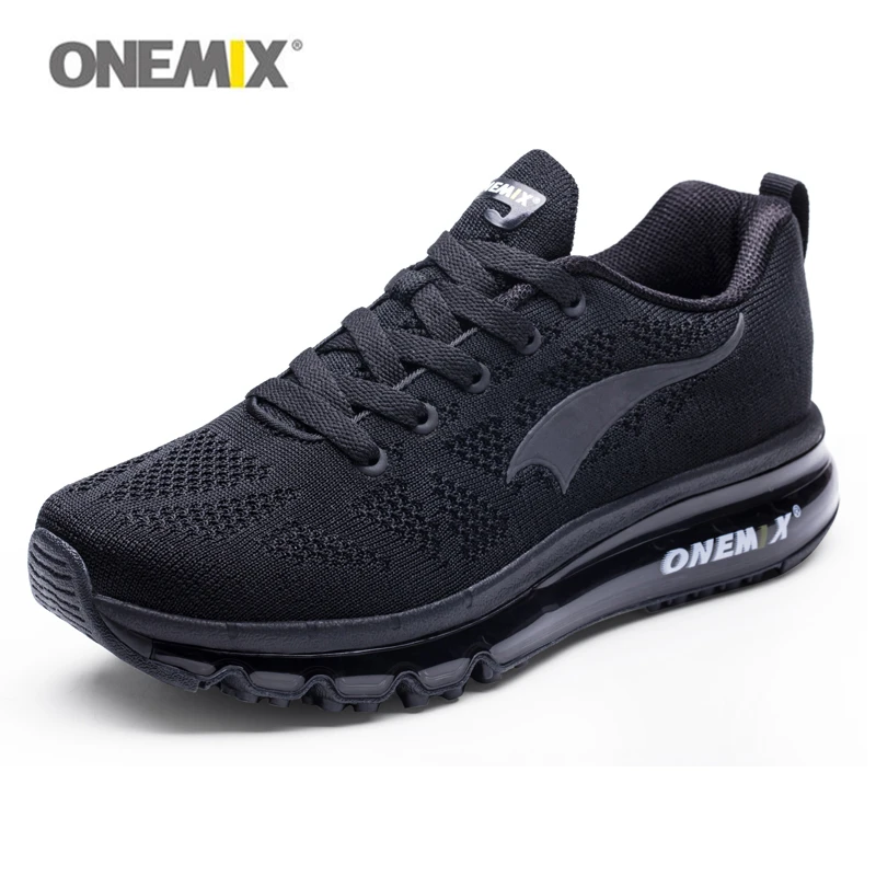 

ONEMIX new running sneakers women sport shoes air cushion for man athletic soft breathable mesh music rhythm outdoor walk