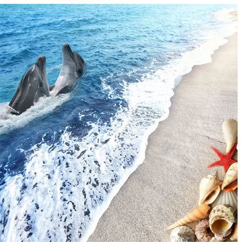 

Ocean dolphin 3D Window Curtains For Bedding room Curtain window room Home Decoration