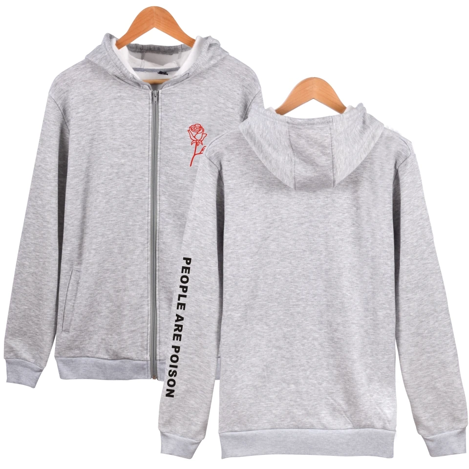 People are Poison Rose printed hoodies Tumblr Inspired Aesthetic Pale Pastel Grunge Aesthetics hoodie sweatshirt women clothes | Женская