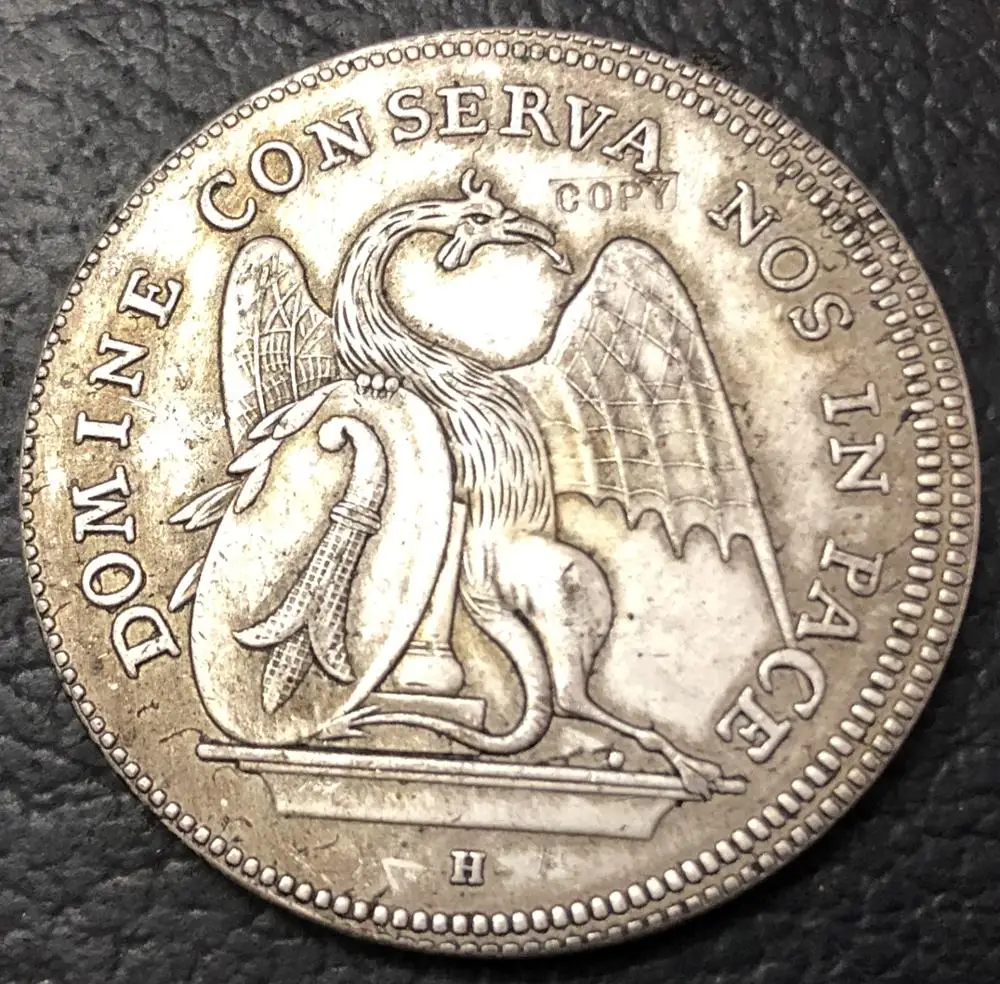 1741 Швейцария 1/2 Thaler City of Basel Посеребренная копия монеты|city| |