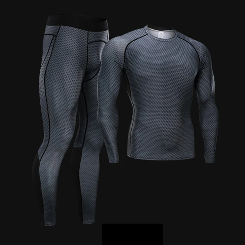 

Men Fitness MMA Compression Shirt Men Rash guard Male Long Sleeve T Shirt Crossfit Bodybuilding Men Sweat Suits Sportswear 4XL