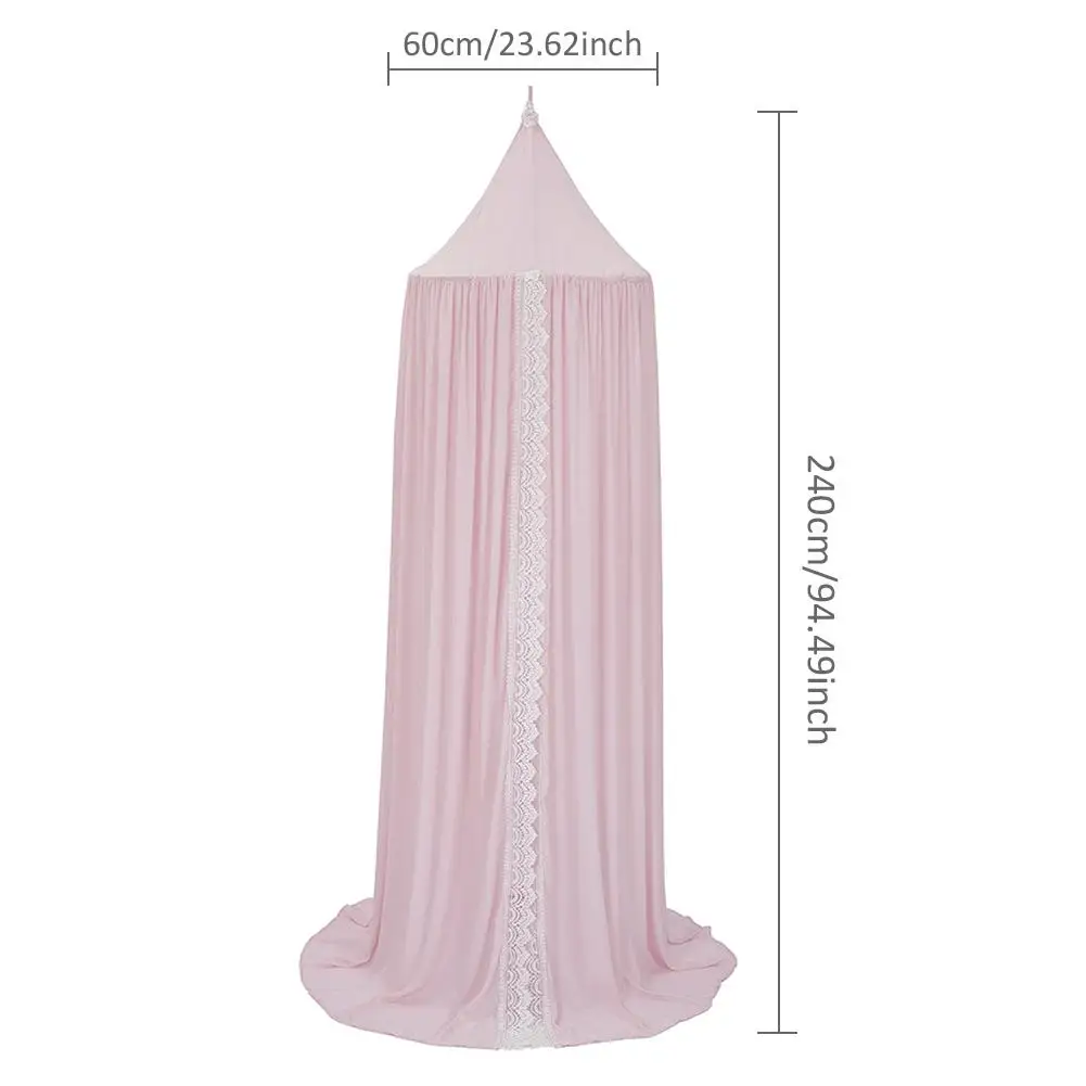 

Hanging Baby Bed Canopy Mosquito Net Dome Dream Curtain Tent Baby Crib Netting Round Hung Kids Canopy Tent Children Room Decor