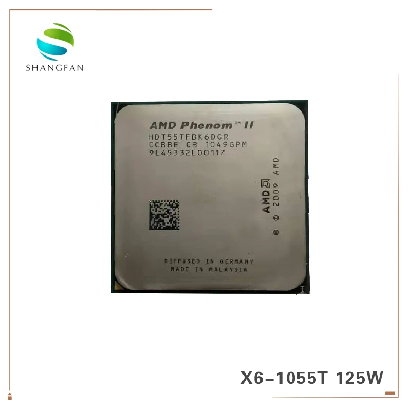 Процессор AMD Phenom X6 1055T X6-1055T 2,8 GHz шестиядерный процессор HDT55TFBK6DGR 125W Socket AM3 938pin