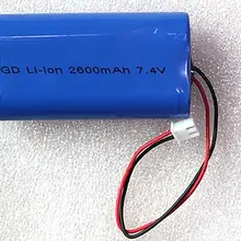 7,4 v 2600mah 18650 литий-ионная аккумуляторная батарея 18650-2S литиевая батарея