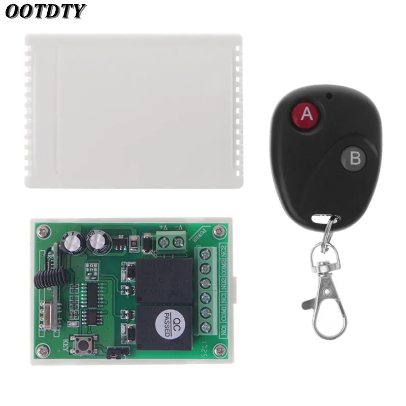 DC 12V 2CH RF беспроводной переключатель системы дистанционного управления