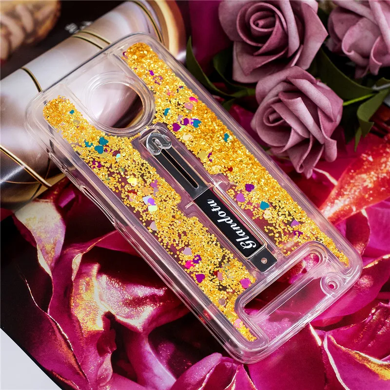 Luxury Liquid Glitter Quicksand Dynamic Case For Motorola Moto E5 G6 Plus Z3 Play E4 TPU Phone Cases Coque | Мобильные телефоны и