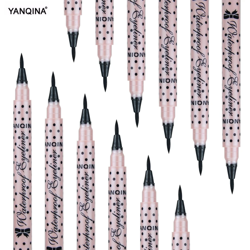 YANQINA Черная Подводка для глаз инструменты макияжа аксессуары не головокружение