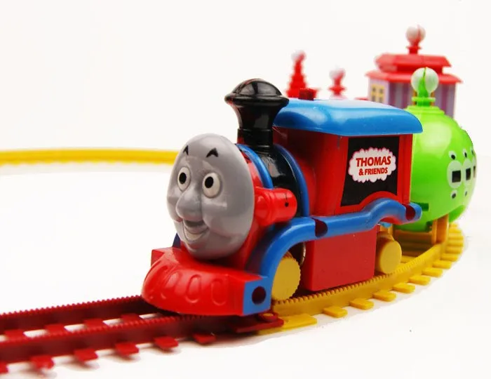 1 компл. паровозика Томаса Игрушечные лошадки Электрический железнодорожных