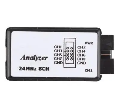 Логический анализатор хорошего качества USB Saleae 24 м 8 каналов с чипом-буфер