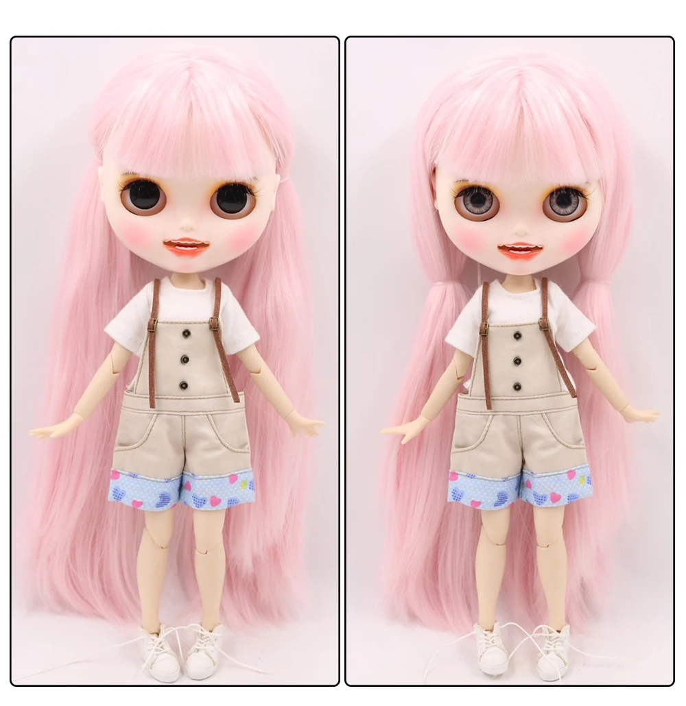 ICY factory шарнирная кукла blyth toy индивидуальные лица 30 см пользовательские куклы белая кожа сустава тела матовое лицо с зубами брови