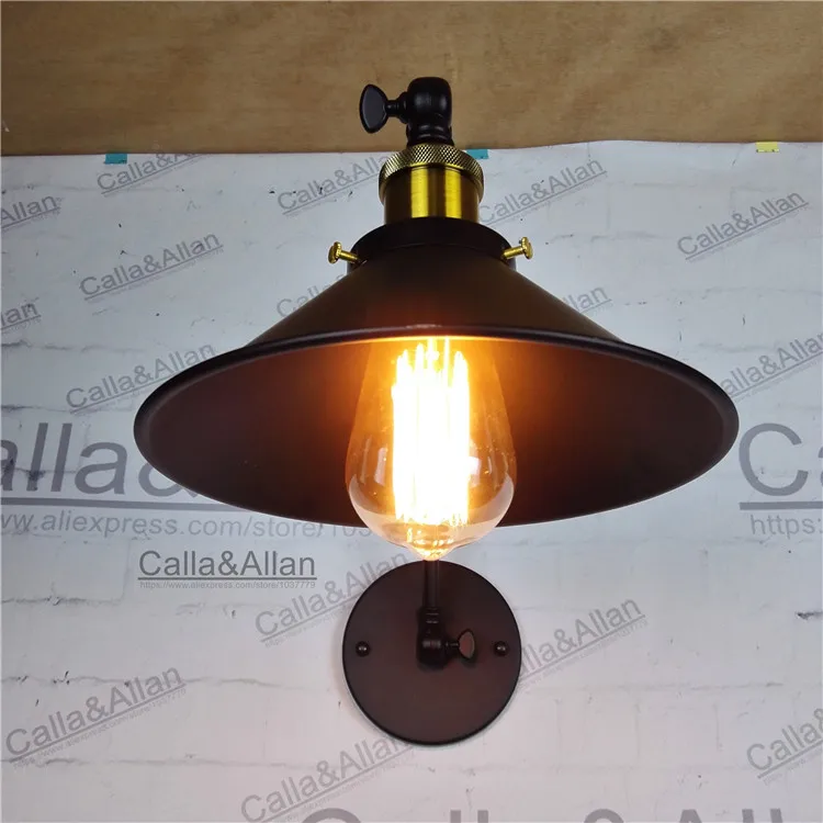Винтажный Лофт Регулируемый Промышленный Металлический Ретро латунный Кантри