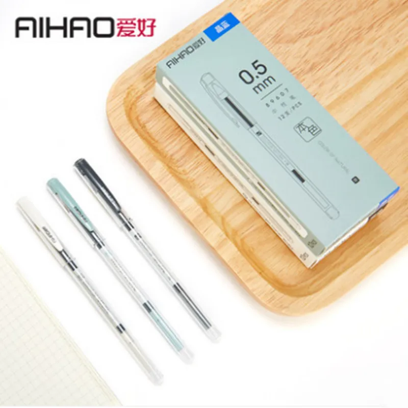 AIHAO бренд студентов в 0 5 мм все иглы войлочные ручки контракт нейтральная черная
