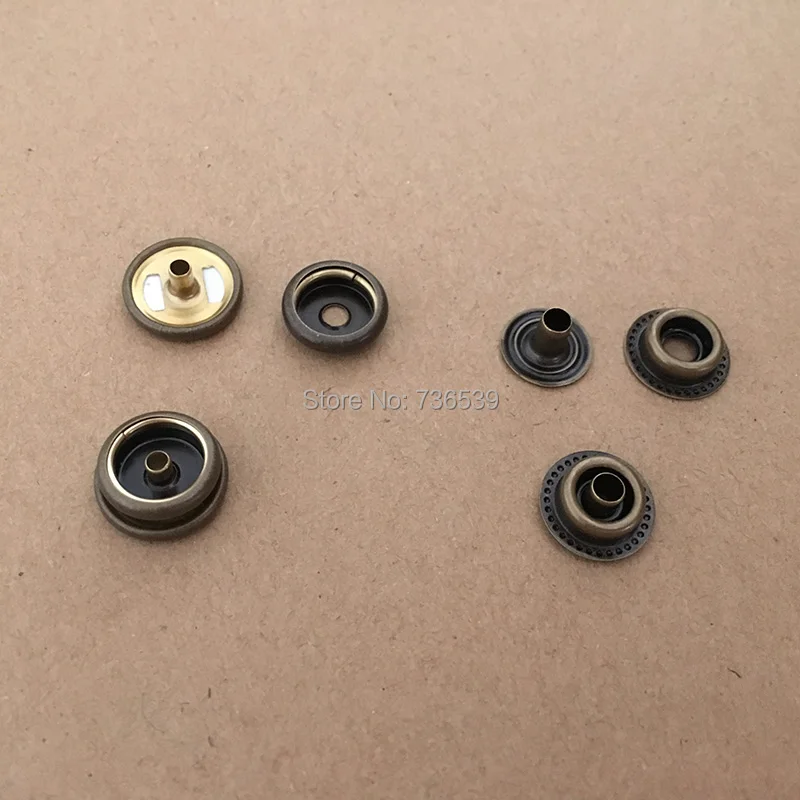 Бесплатная доставка 100sets15mm #201 + инструменты для установки металлические застежки