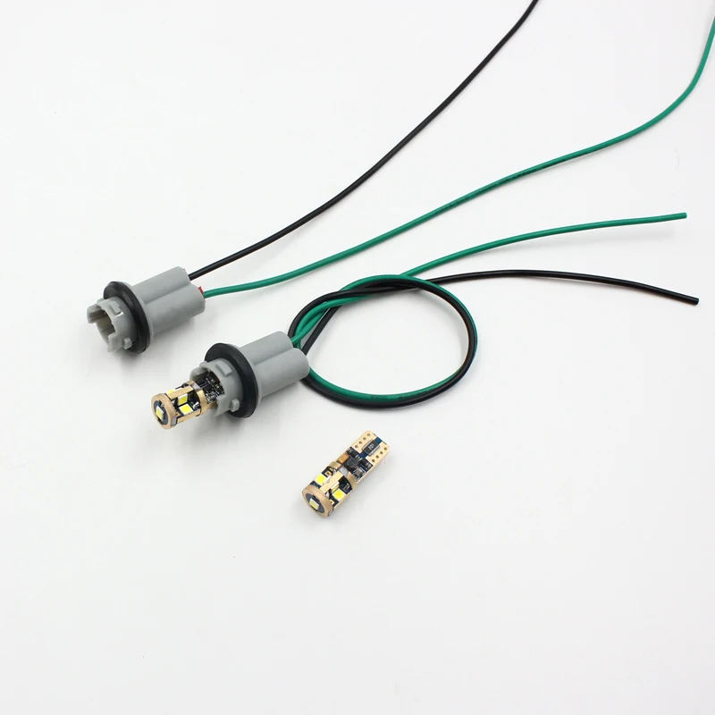 Rockeybright автомобилей OEM 30 см T10 светодиодный лампа Разъем W5W 168 194 автомобиль кабель