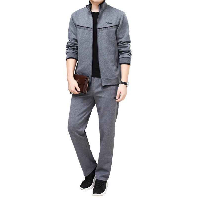 Высокое качество Новые мужские спортивные костюмы на каждый день большие