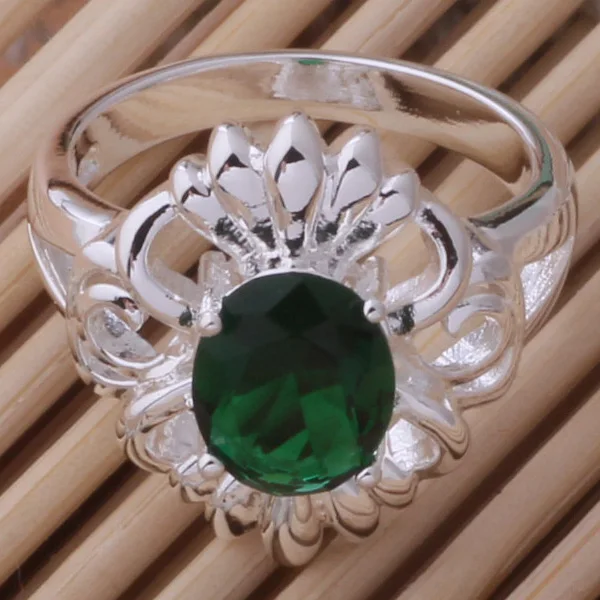 Кольцо из стерлингового серебра AR404 модное ювелирное изделие серебряного цвета