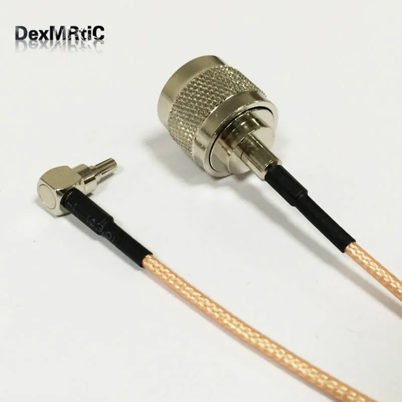 RF N переключатель CRC9 свиной хвост кабель мужской разъем Переключатель правый