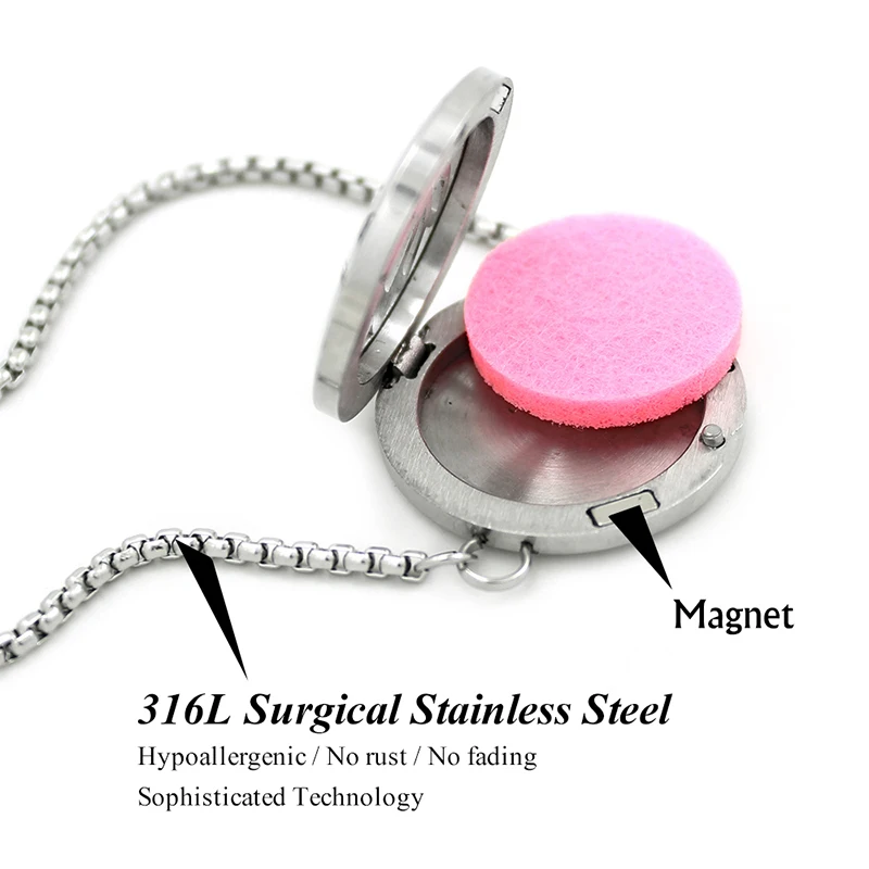 Женский браслет из нержавеющей стали диффузор для эфирных масел женское