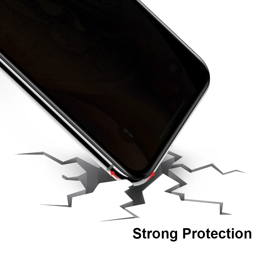 Защитное стекло NILLKIN для iPhone 11 XS Max XR X 9H 3D с антибликовым покрытием|Защитные стёкла