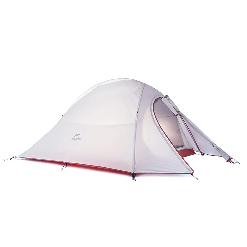 20D Gray Naturehike CloudUp Серии Палатка Туристическая Кемпинговая Палатки Для Отдыха На Природе Для Туризма 2 Человека Из 20D Нейлона NH15T002-T - Цвет: 20D Gray