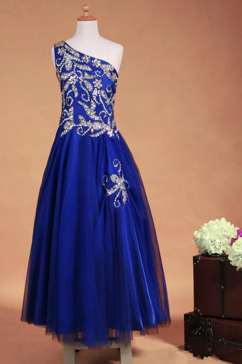 Темно синий полностью бисера кристалл детские платья для свадьбы симпатичные