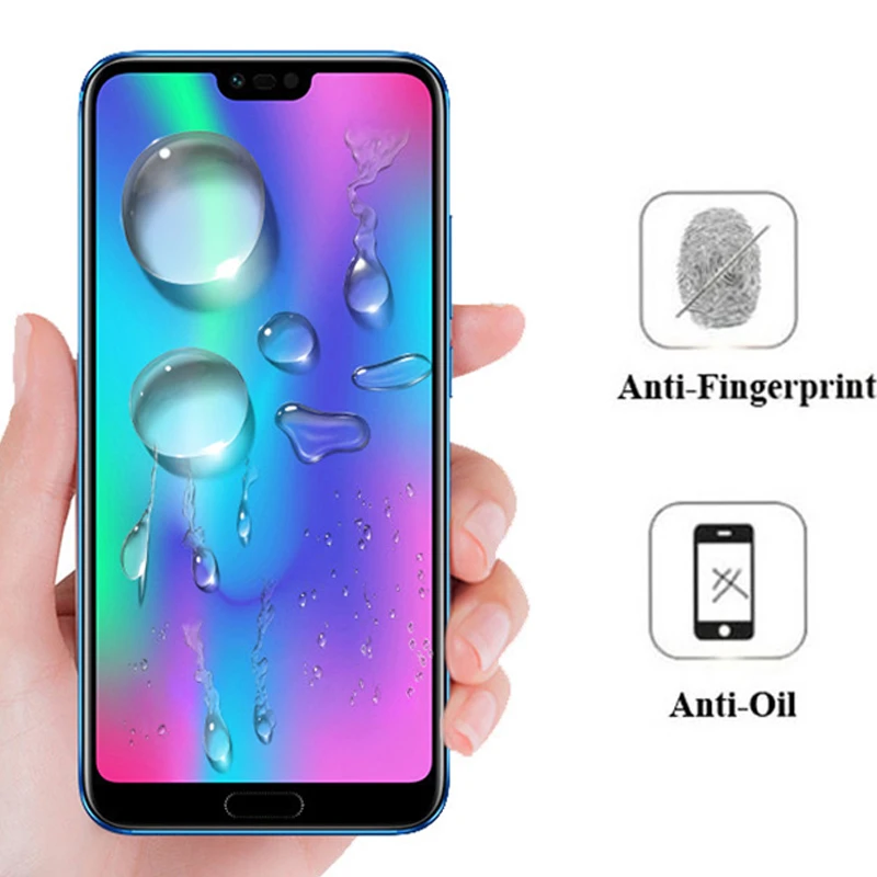 Полное покрытие Защитное стекло для Huawei Honor 10 lite легкое экрана закаленное hua wei honer