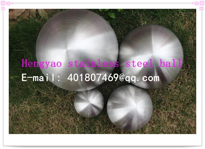 

Dumb light ball Dia 250mm 25cm stainless steel wire drawing ball hollow ball decoration ball decorative furnishing articles