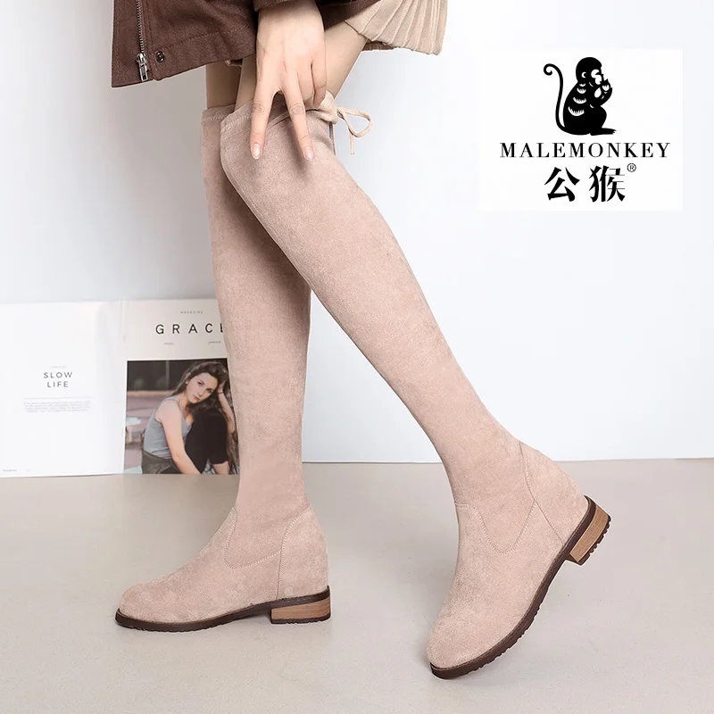 Новые модные зимние женские сапоги повседневная обувь Женские Сапоги выше