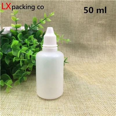 50 ml 100 шт 5 10 15 20 30 50 100 мл Матовые прозрачные Пластиковые Упаковочные бутылки пустой контейнер-капельница для воды - Цвет: 50 ml
