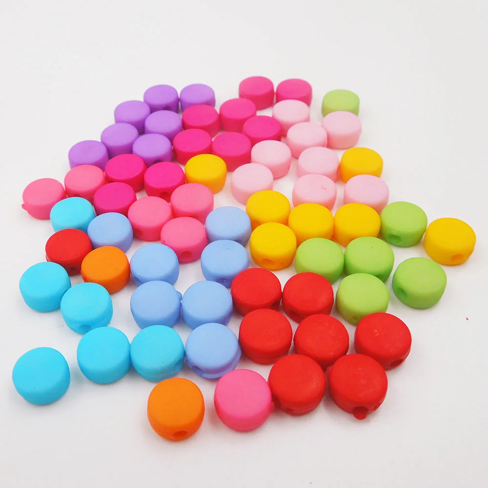 80pcs DIY Acrylic candy color shell beads Round for Making necklace bracelet accessories diy kid gift | Украшения и аксессуары