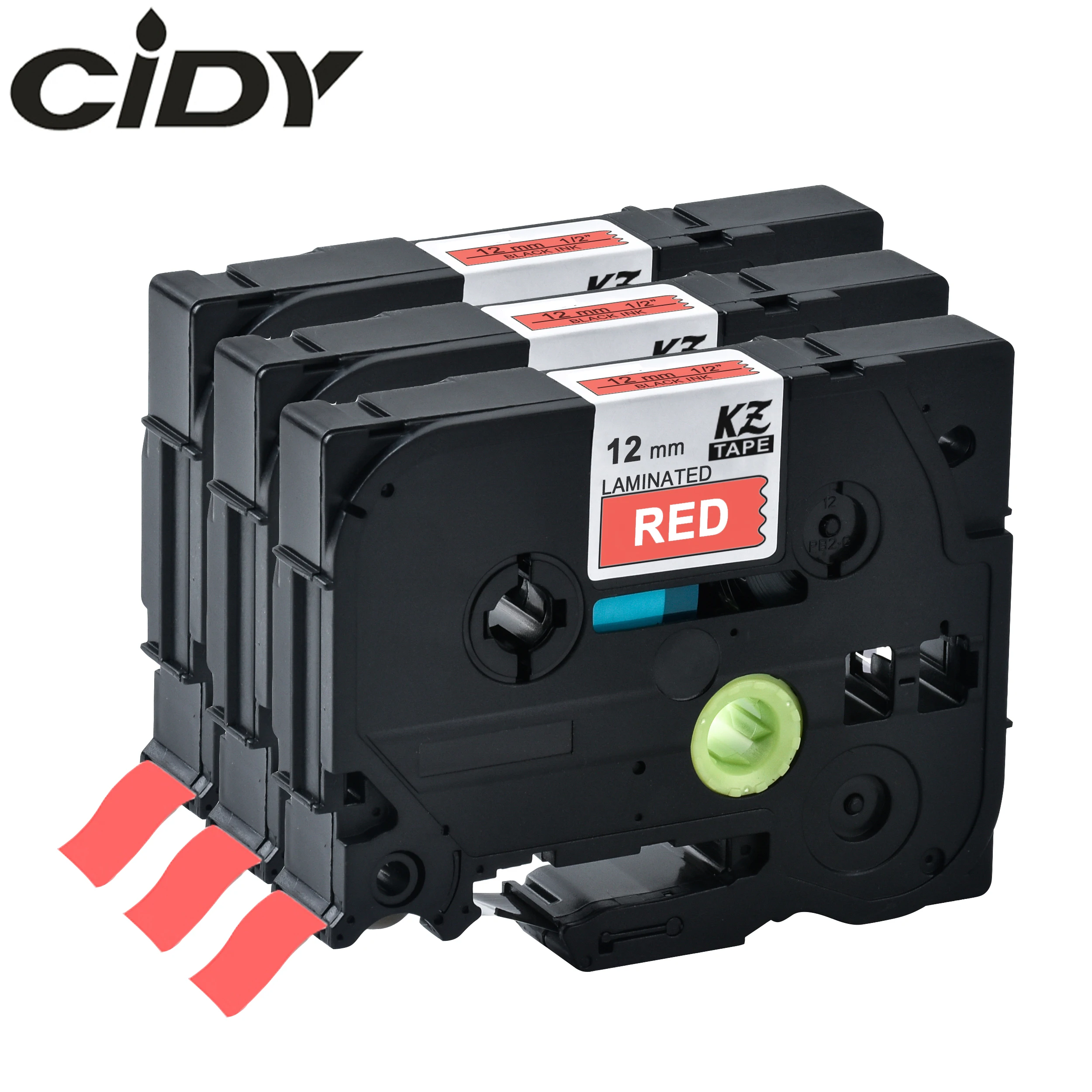 Cidy 3 шт./лот tz435 tz 435 Tze435 Tze TZE белый на красный совместимый с Brother Кассетный картридж