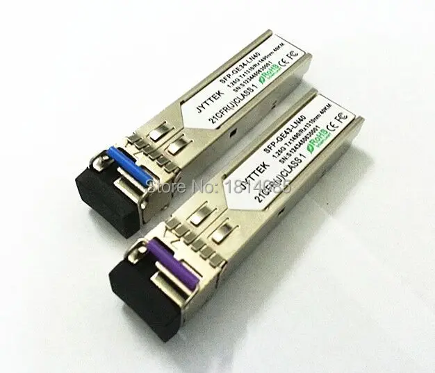 Hot Sale 2pieces/lot1.25G SFP Module SFP Fiber Optical Module SM Simplex Fiber 1310/1490nm 20 km LC connector