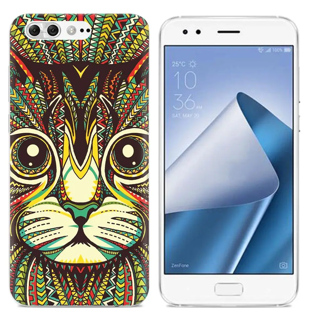 Мягкий чехол для телефона Asus Zenfone 4 Pro ZS551KL 5 дюйма стильный дизайн цветная