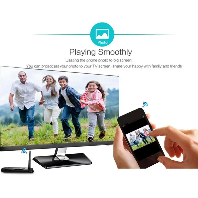 WECAST 2,4G/5G беспроводной WiFi HDMI ТВ ключ для Miracast Airplay DLNA 1080P HDMI RK3036 беспроводной видео адаптер для телефона ТВ ПК
