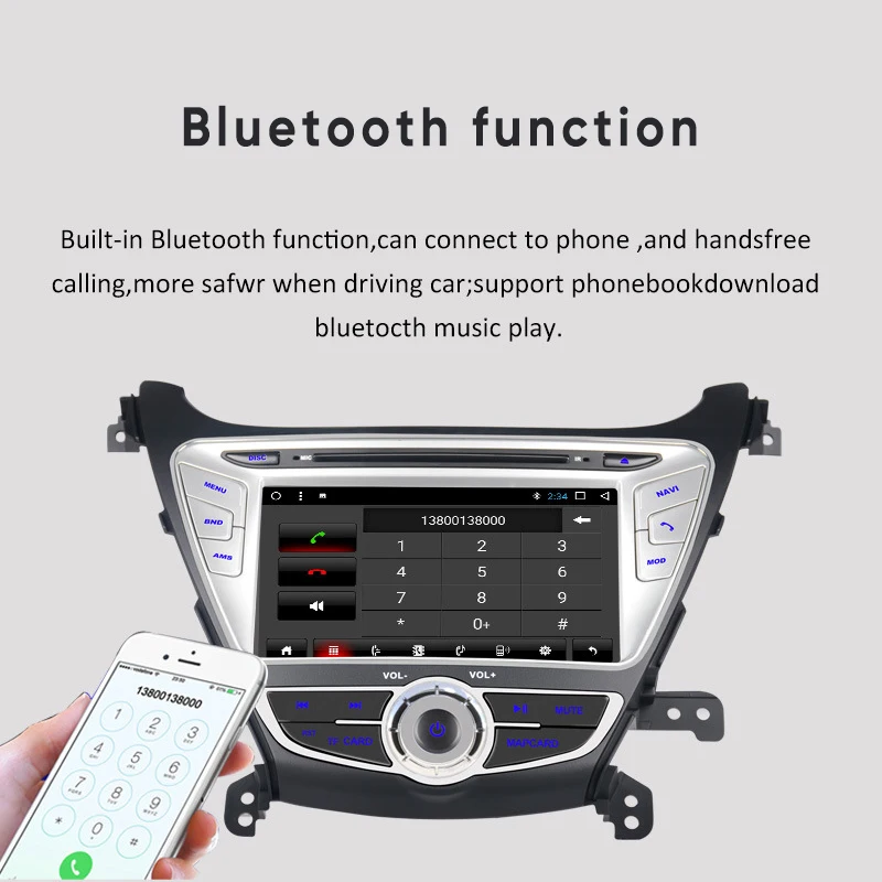 Автомобильный монитор 2 din elantra автомобильный rideo DVD wifi заднего вида gps навигация