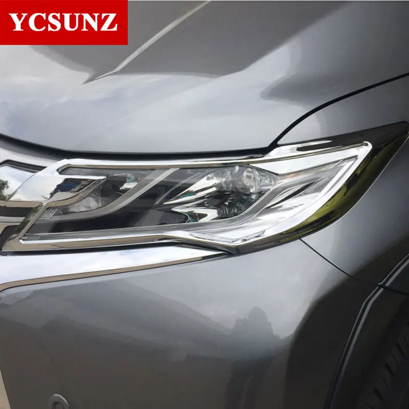 Аксессуары для Mitsubishi Pajero накладка на фары декоративная отделка для Mitsubishi Montero Pajero Sport запчасти Ycsunz
