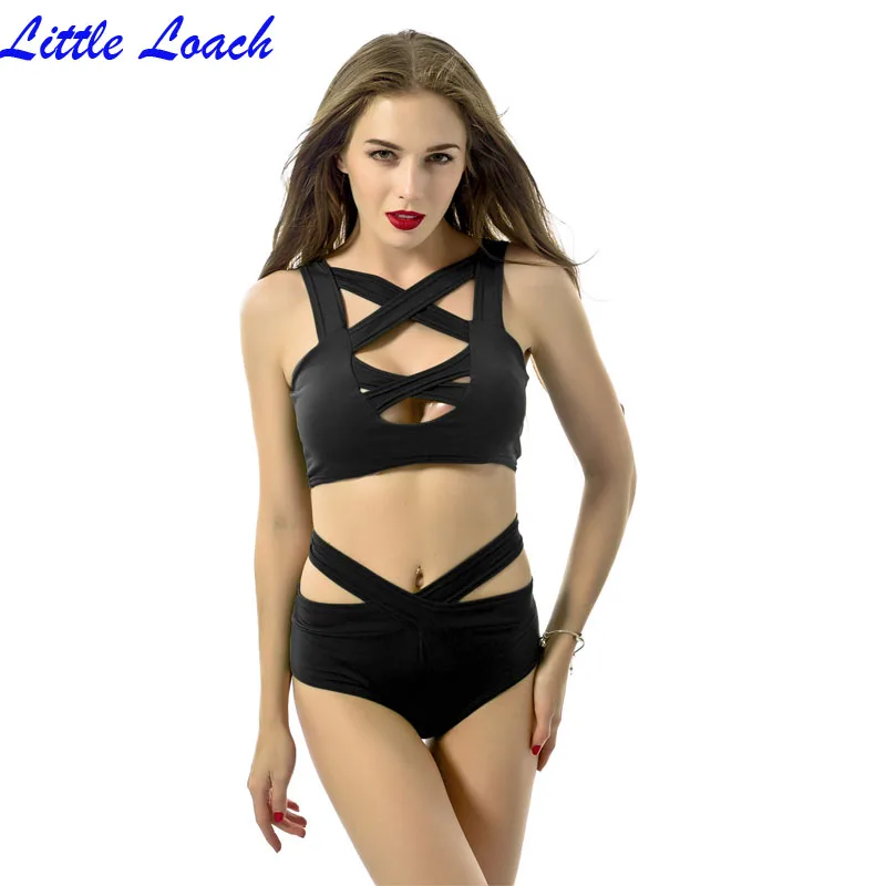 Новые бинты Разделение бикини 2018 Для женщин сплошной купальник пикантные