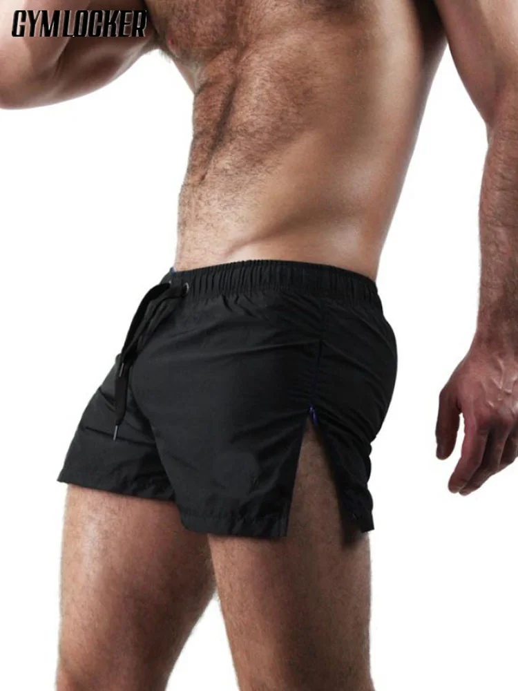 Мужские спортивные шорты для спортзала GYMLOCKER летние облегающие бодибилдинга