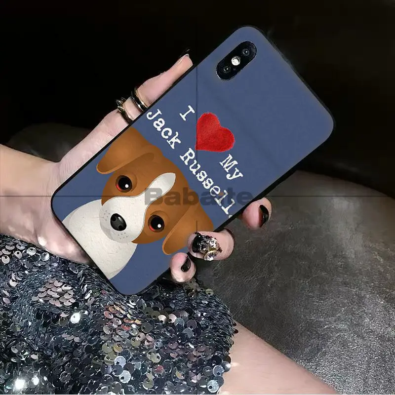 Babaite I Love My собака Йоркширский терьер Papillon боксер чехол для iPhone 8 7 6 6S Plus X XS MAX 5 5S SE XR