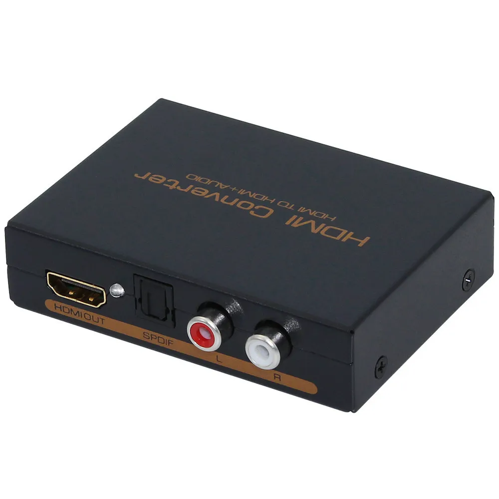 HDMI к аудио экстрактор 1080P оптический сплиттер SPDIF + RCA L/R конвертер HD сплиттер|hdmi to