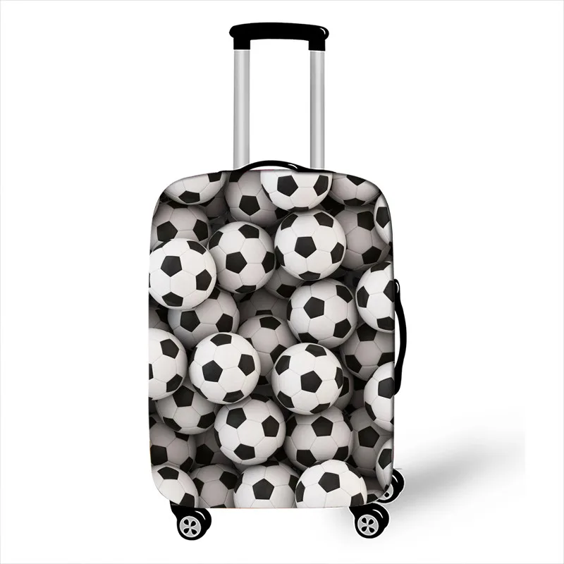Крутой footbly чемодан защитный чехол для дорожного чемодана Soccerly эластичные тележки для багажа Пыленепроницаемая туристическая принадлежность - Цвет: XT-ZQ10