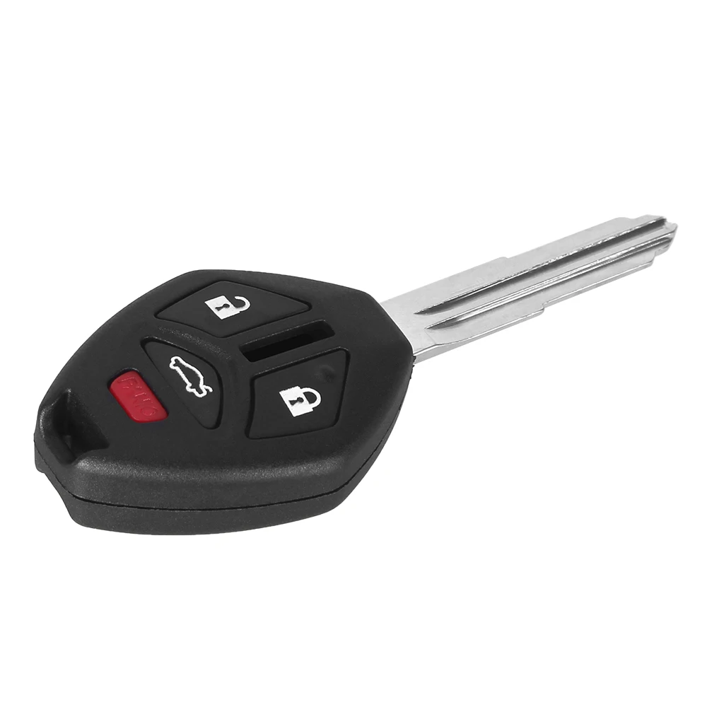 Dandkey Remote Key Shell Case 3+1 4 button Fob For Mitsubishi Endeavor Outlander 2016 Eclipse Galant Lancer Raider Uncut Blade | Автомобили