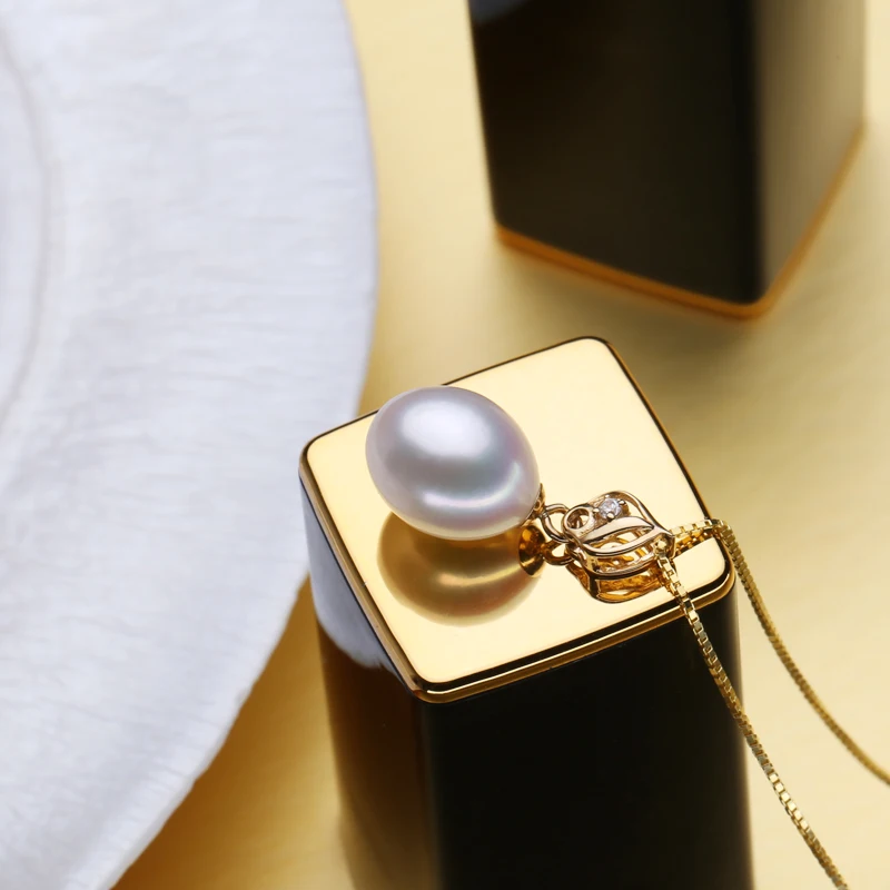 FENASY 18 K желтое золото кулон жемчужное ювелирное изделие AU750 Золотое сердце