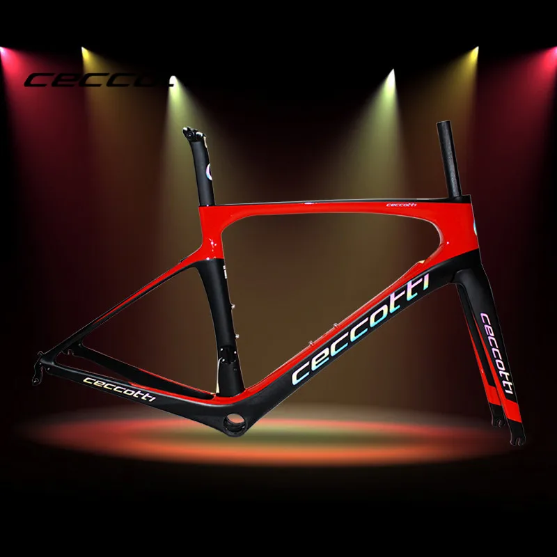 2019 новый цвет CECCOTTI дизайн Хамелеон UD t800 полностью карбоновая рама для дорожного