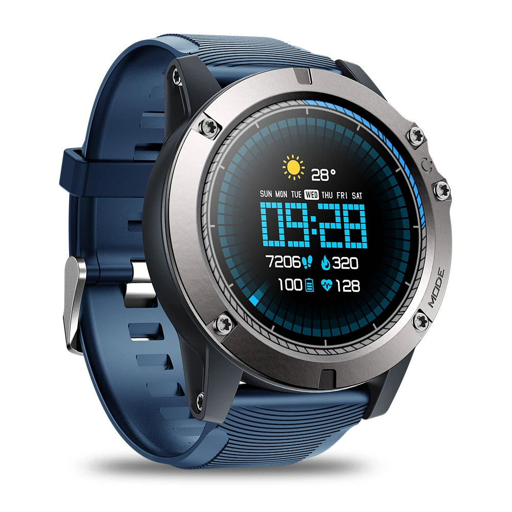 Zeblaze VIBE 3 PRO умные часы для мужчин 1," экран наручные часы Bluetooth 4,0 монитор сердечного ритма IP67 водонепроницаемые спортивные умные часы