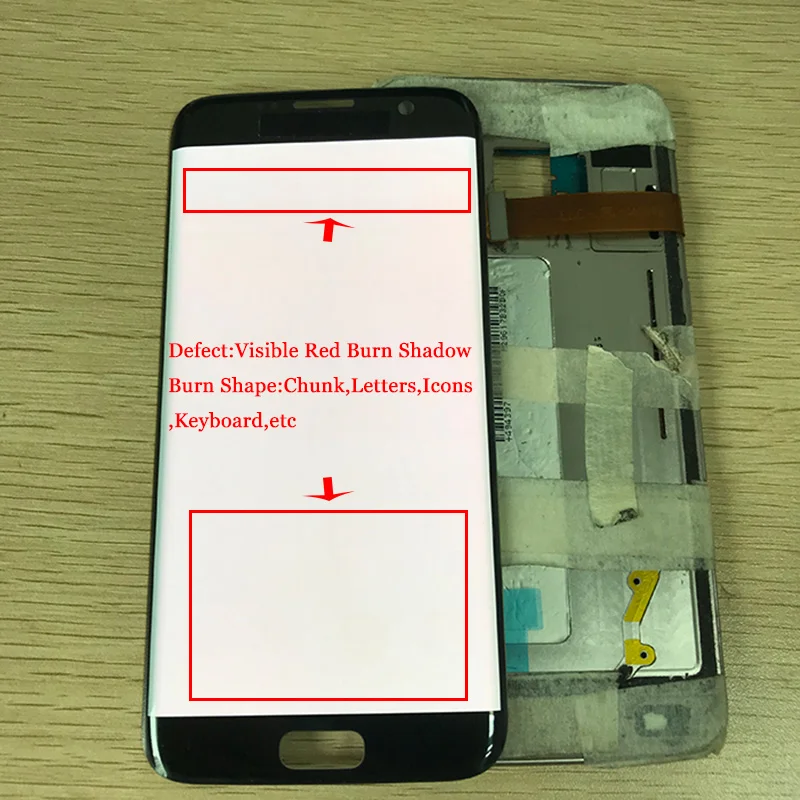 AMOLED экран 5 дюйма ЖК дисплей с рамкой для SAMSUNG Galaxy S7 edge G935 G935F дигитайзер сенсорного